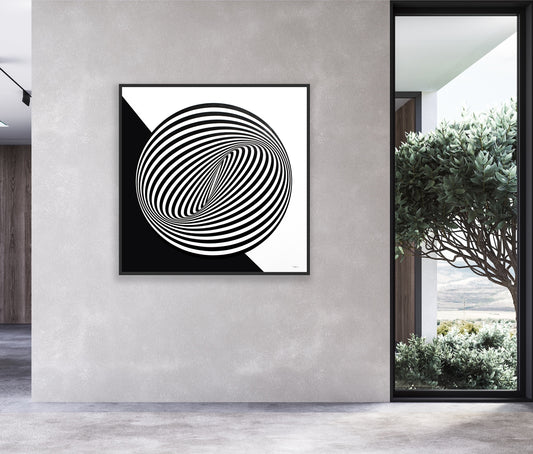 MY HALF UPSIDE DOWN YIN YANG FINE PRINT