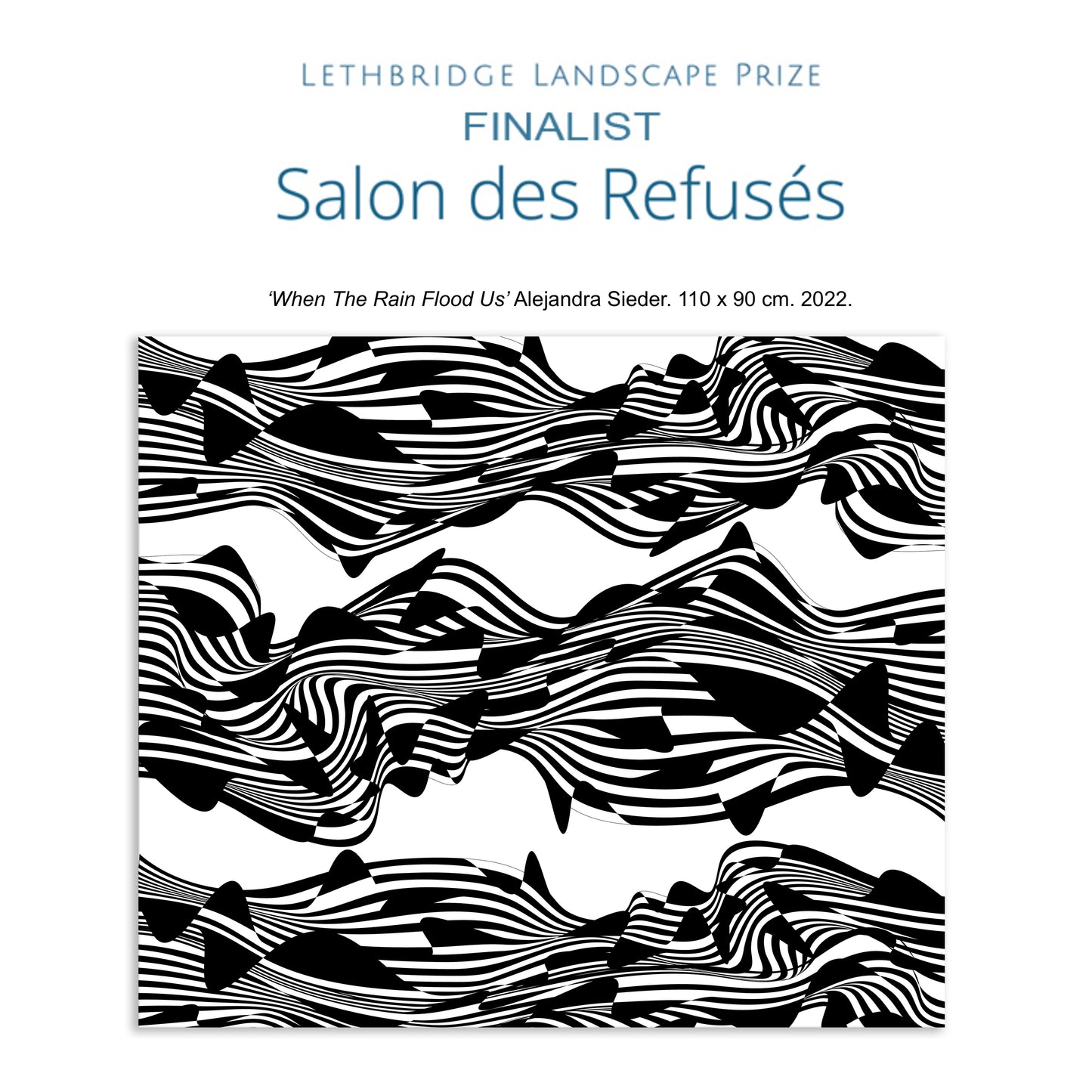When The Rain Flood Us - Finalist Salon des Refusés Lethbridge Gallery