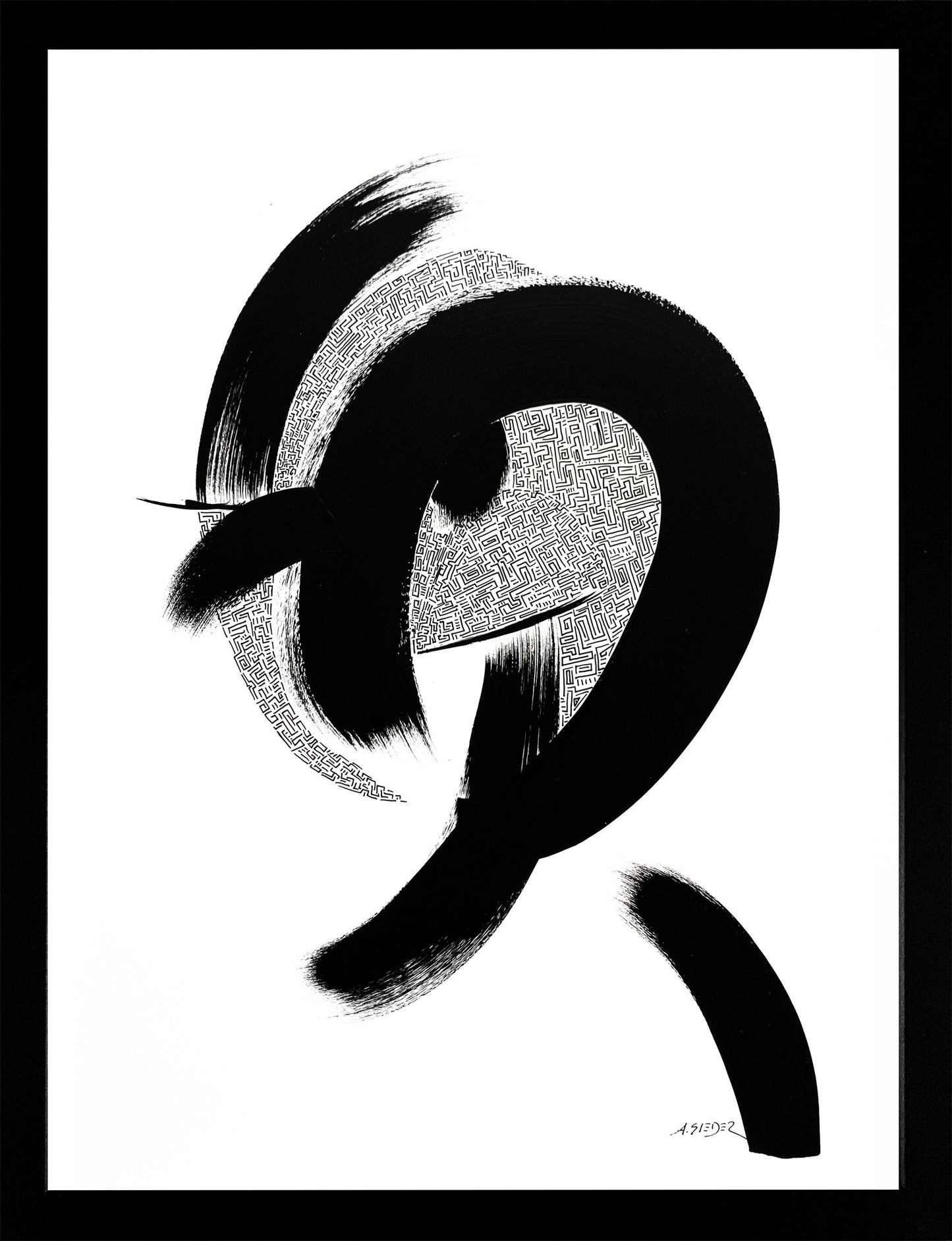 Alejandra Sieder-The Question Framed-30x40cm.jpg