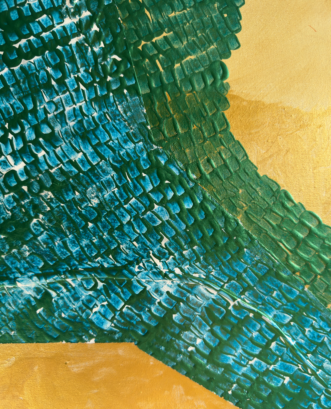 Emerald Echoes on a Golden Field